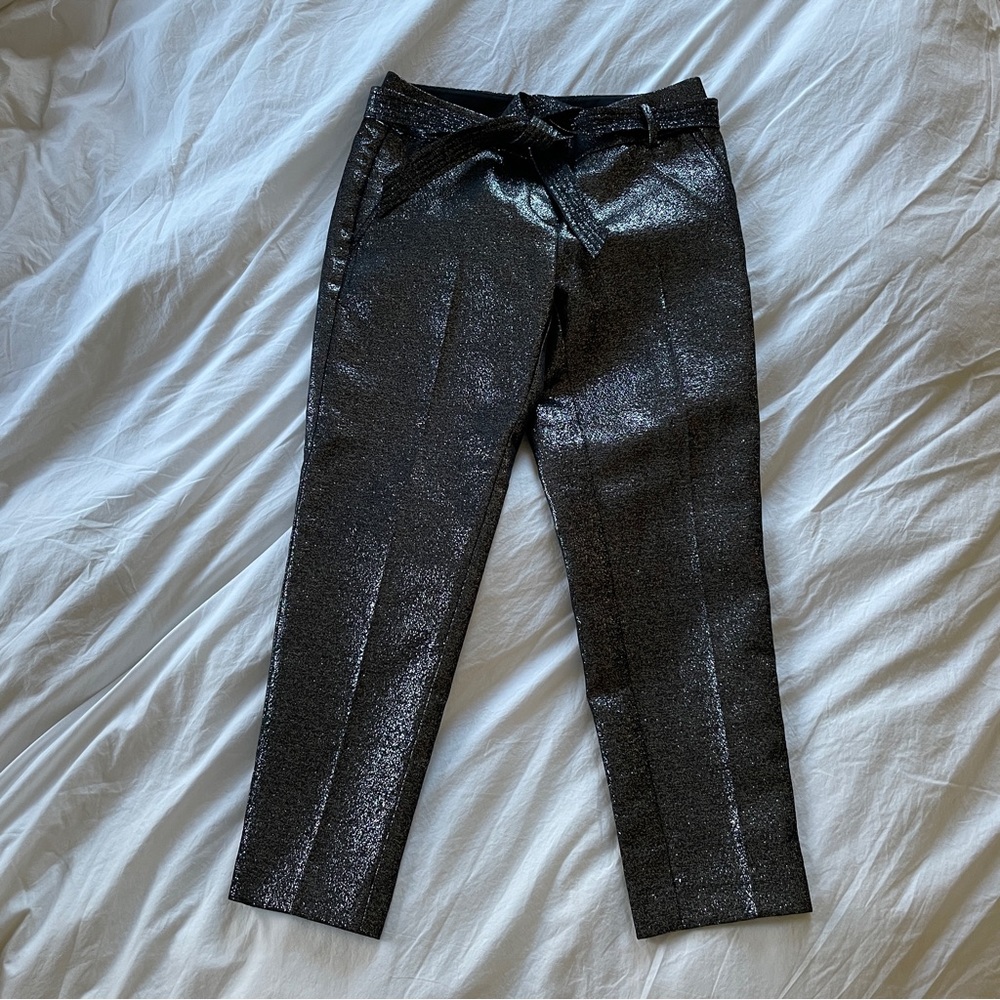 NWT 00P LOFT Sparkly Trousers